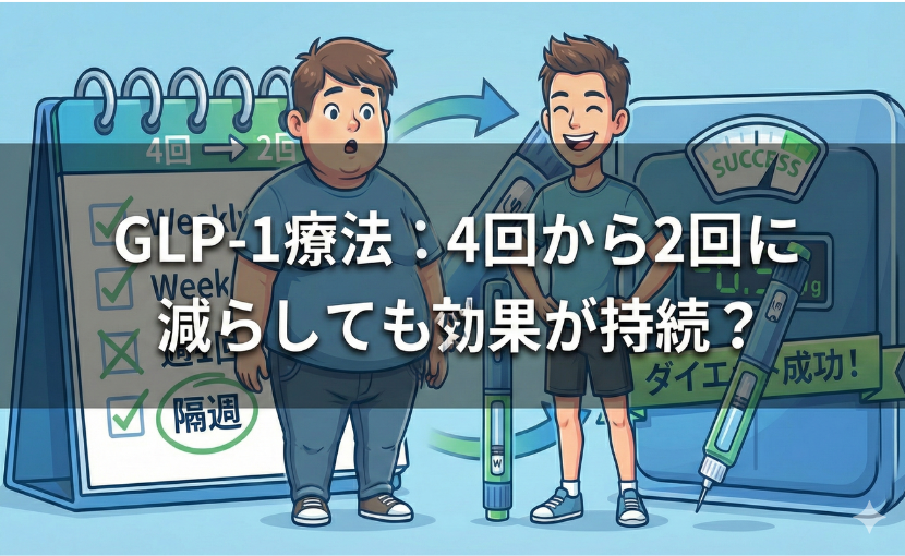 GLP-1ダイエット 注射回数 減らす 費用